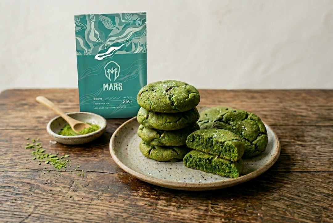High Protein Recipe Matcha Soft Cookies 🍪🎄